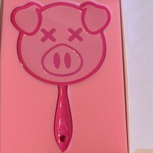 Jeffree Star x Shane Dawson Collaborate Pink Pig Face Hand Mirror LE